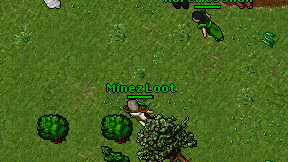 Minez Loot on screen