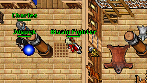 Blazin Fighter on screen