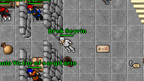 Drek Seyrin on screen