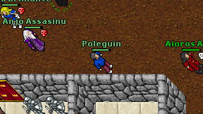 Poleguin on screen