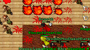 Beneth on screen