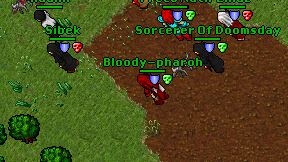 Bloody-pharoh on screen