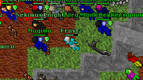Frostz on screen