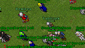 Tabiczek on screen