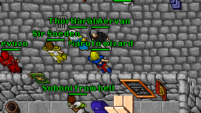 Naruto wizard on screen