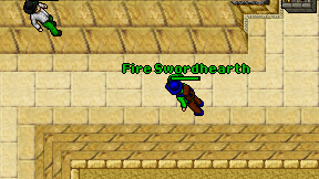 Fire Swordhearth on screen