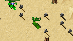 Zaint on screen