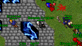 Boomb Traker on screen