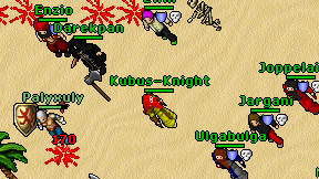 Kubus-Knight on screen