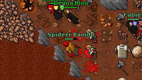 Spiderr Banido on screen