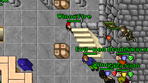 Winox Fire on screen