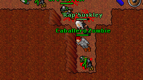 Caballero Zombie on screen