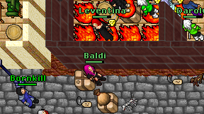 Baldi on screen