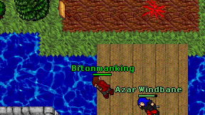 Bitonmanking on screen