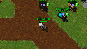 Cleano on screen