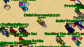 Chibi Harmonijczyk on screen
