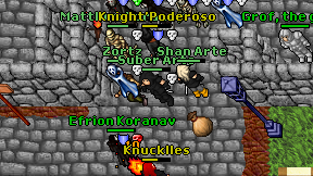Knucklles on screen