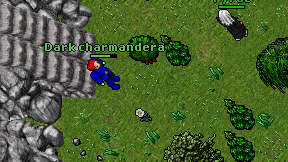 Dark charmandera on screen