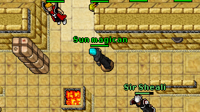 Sun magican on screen