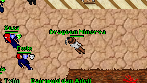 Dragoon Minerva on screen