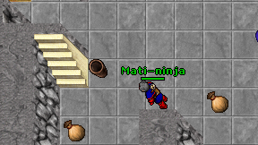 Mati-ninja on screen