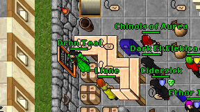 Dron Teal on screen