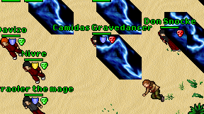 Camidas Gravedancer on screen