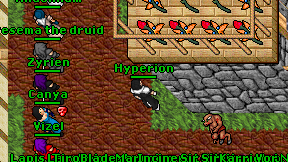 Hyperion on screen