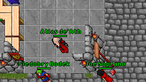 Atlas de'Ath on screen