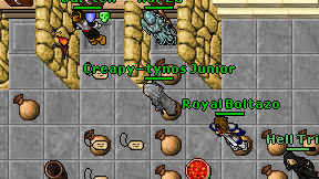 Creapy-tynos Junior on screen
