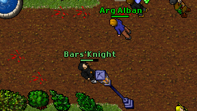 Bars'Knight on screen