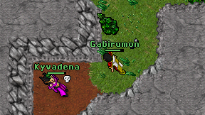 Gabirumon on screen