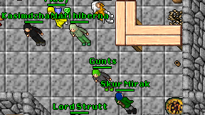 Gunts on screen