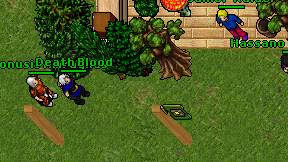 Death Blood on screen