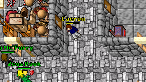 Caeron on screen