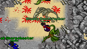 Bloody Bonecrusher on screen