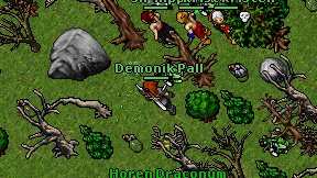 Demonik Pall on screen