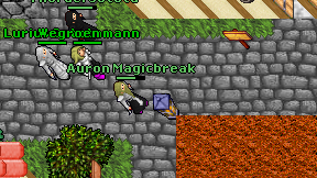 Auron Magicbreak on screen