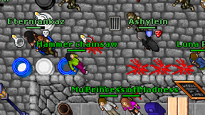 Hammer chainsaw on screen