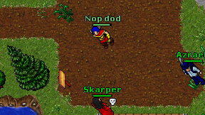 Nop dod on screen