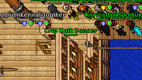 Crip Walk Dancer on screen