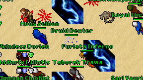 Druid Dexter on screen