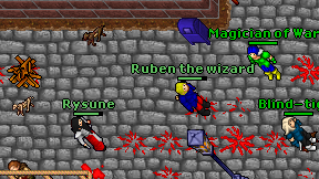 Ruben the wizard on screen