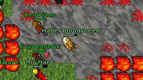 Hades Bloodsheed on screen