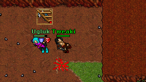 Tweaki on screen