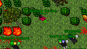Bloody Strike on screen
