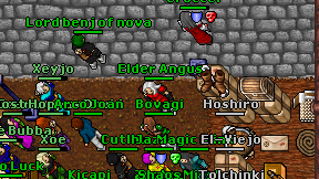 Elder Angus on screen
