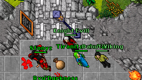 Knight Evill on screen