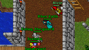 Rher Zath on screen