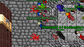 Shogun Blitzero on screen